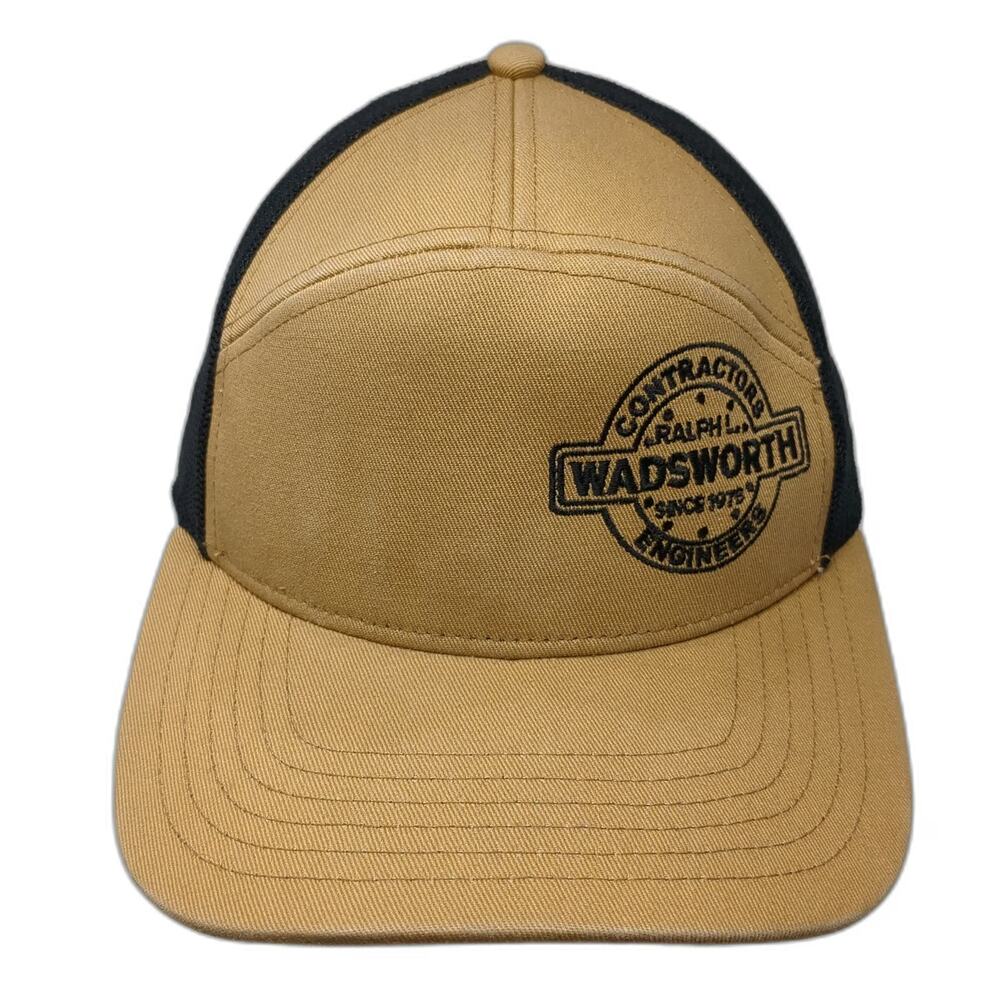 Outdoor Cap Trucker Hat Brown One Size Mesh Back Snapback Wadsworth Engineers